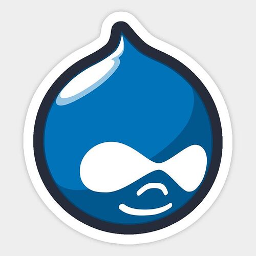 Drupal Logo Sticker