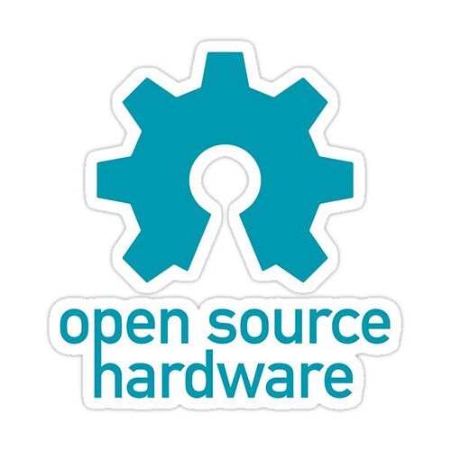 Open Source Hardware Sticker by Jugulaire